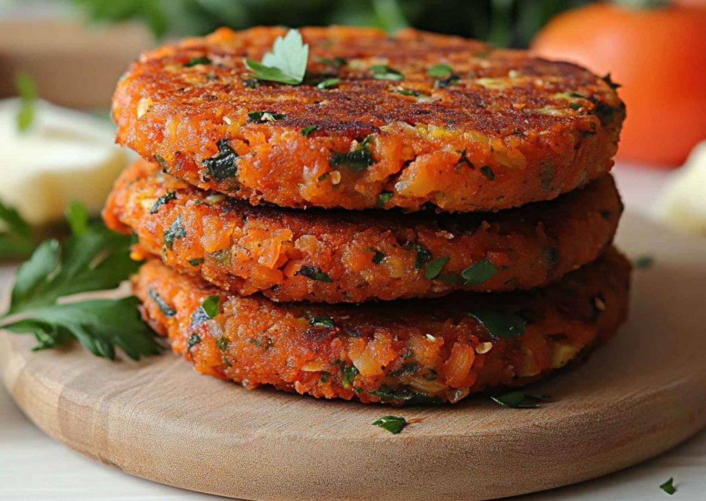 Recette de galettes de légumes riches en fibres