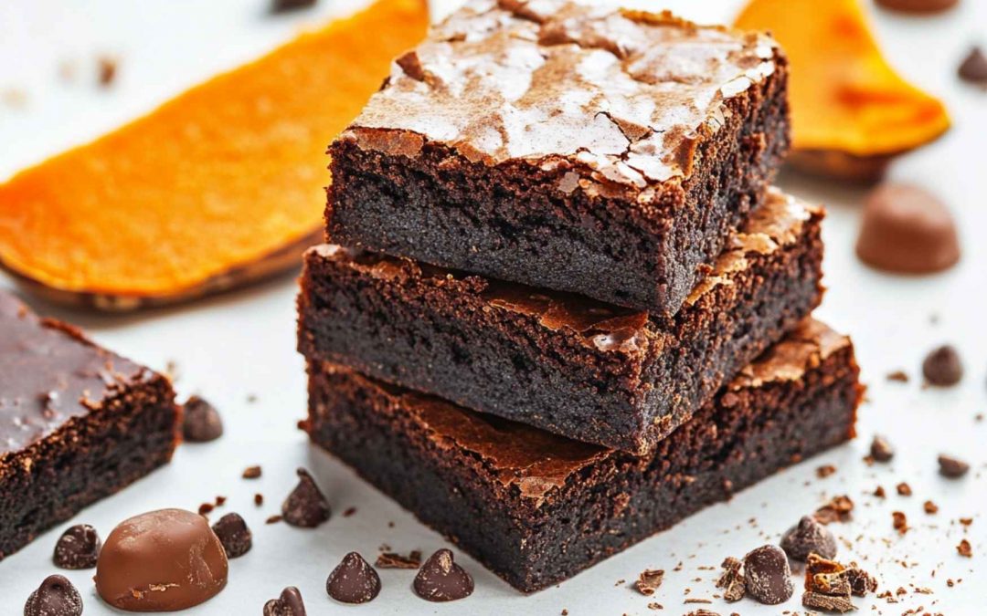 Brownie au chocolat et patate douce sans gluten et sanss lactose