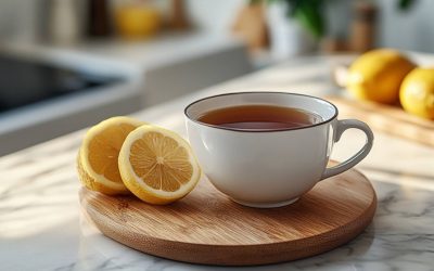 Infusion citron-gingembre pour les nausées