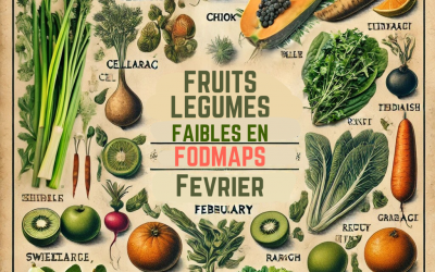 Les Fruits et Légumes faibles en FODMAP de Saison en Février