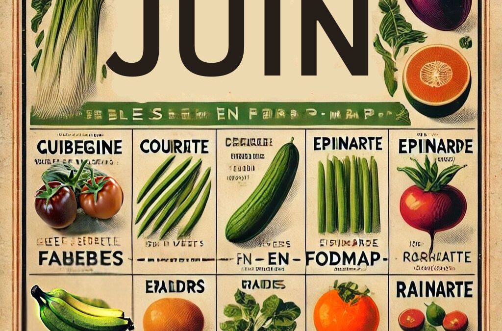 Les Fruits et Légumes de Saison en Juin : Faibles en FODMAP
