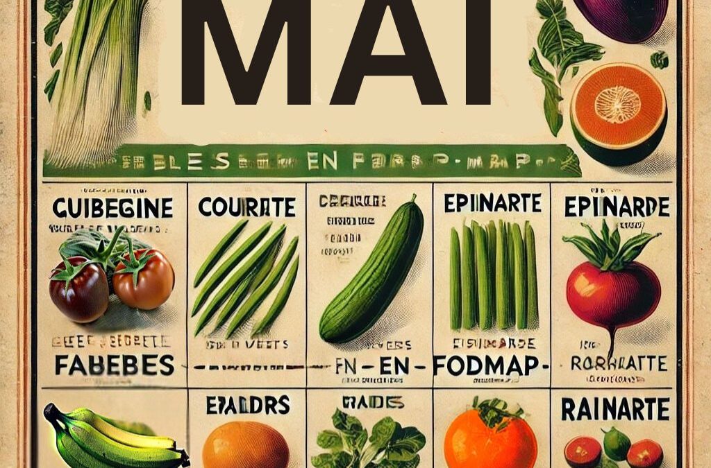 Les Fruits et Légumes en Mai : Faibles en FODMAP