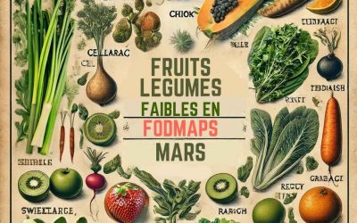 Les Fruits et Légumes faibles en FODMAP en Mars